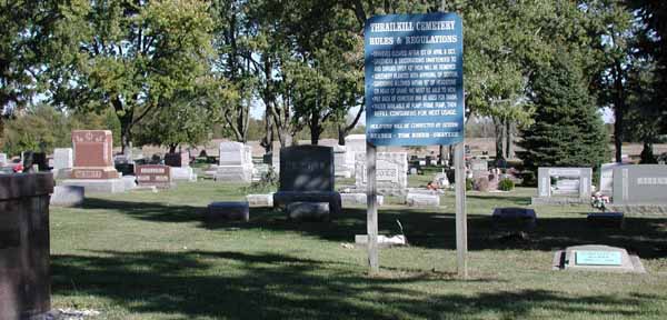 Thrailkill Cemetery, Converse, Grant Co 